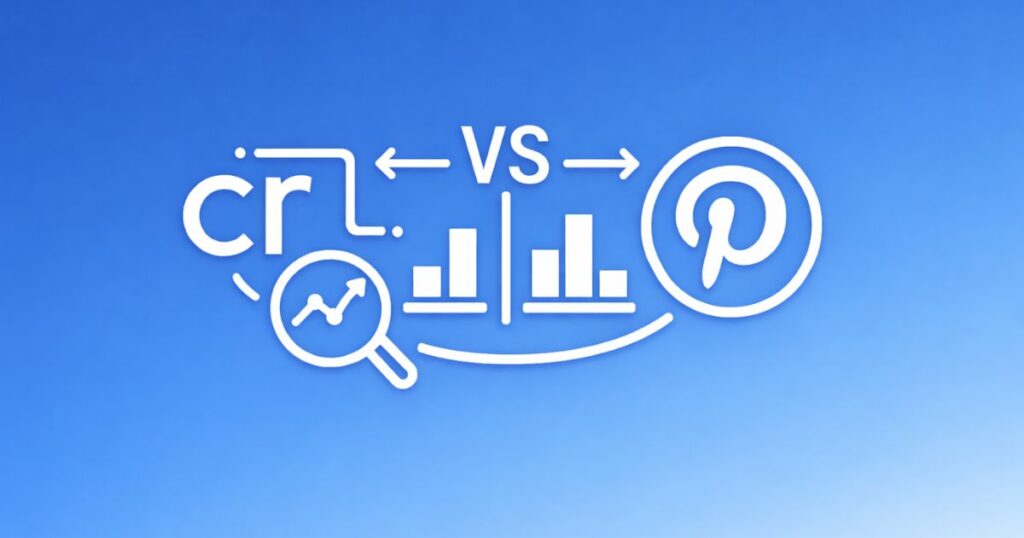 Criteo.com Pinterest.com domain comparison